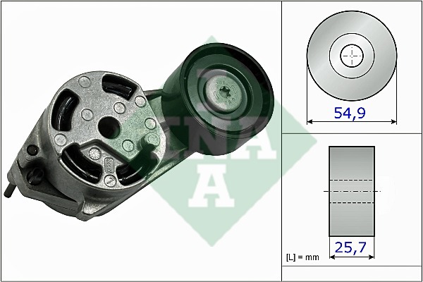Tensioner Lever, v-ribbed belt