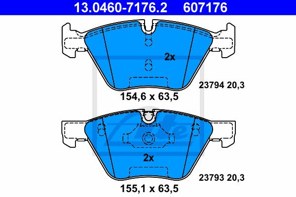 Brake Pad Set, Front