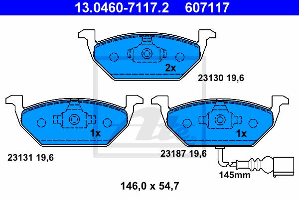 FRONT BRAKE PADS 