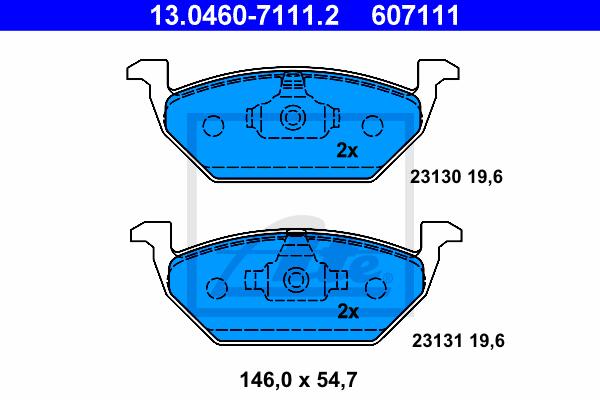 Brake Pad Set, Front
