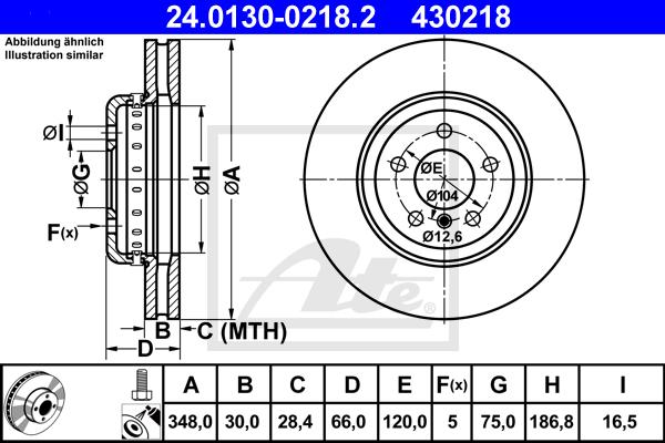  Brake Disc, Front	