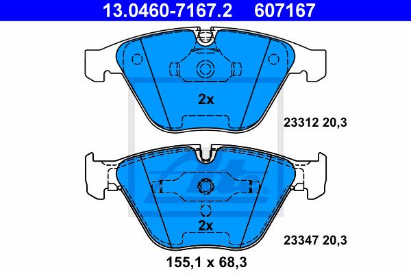  Brake Pad Set, Front
