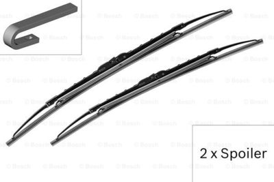 WIPER BLADE SET WITH SPOILER