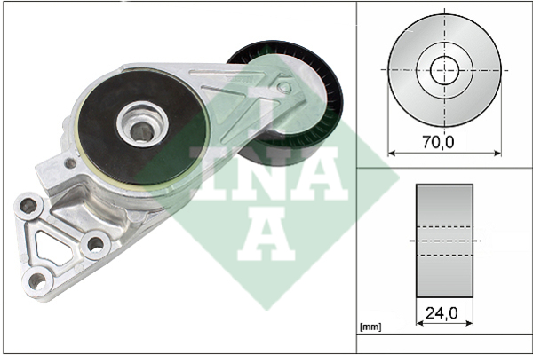 Tensioner Lever, v-ribbed belt
