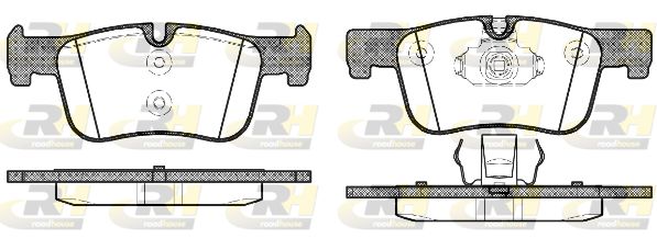 Brake pad set,Front