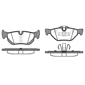 Brake Pad Set, Rear