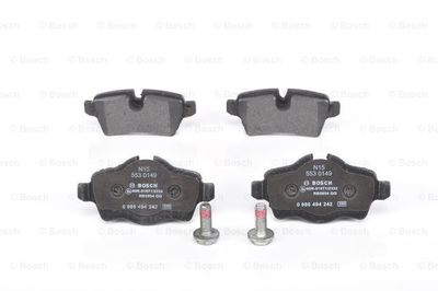 Brake Pad Set, Rear