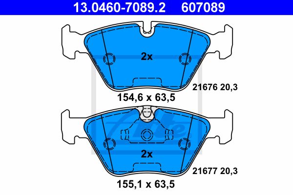 PADS BRAKE , FRONT