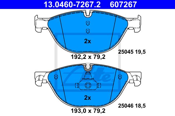 Brake pad set,Front