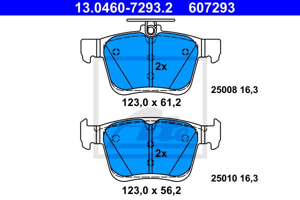 BRAKE PADS REAR 