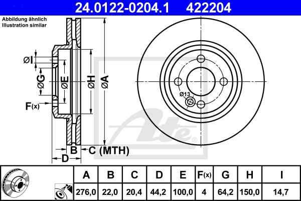 DISK BRAKE FRONT 