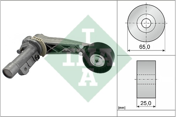  Tensioner Lever, v-ribbed belt