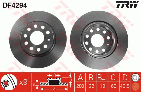 Brake Disc, FRONT