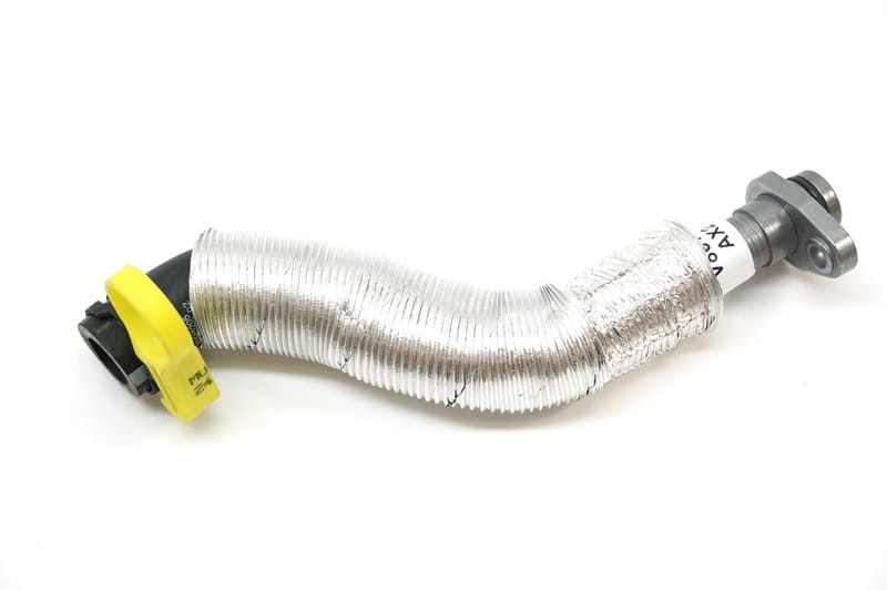 Turbocharger Oil Line with O-Ring and Clamp