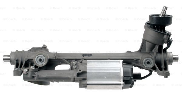 Rack-and-pinion steering gear, electric