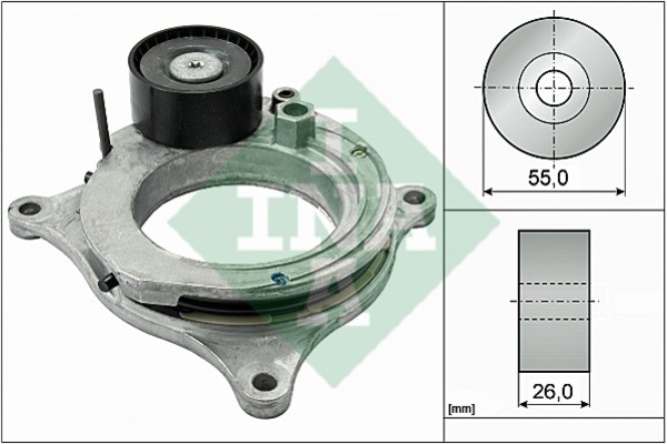  Tensioner Lever, v-ribbed belt