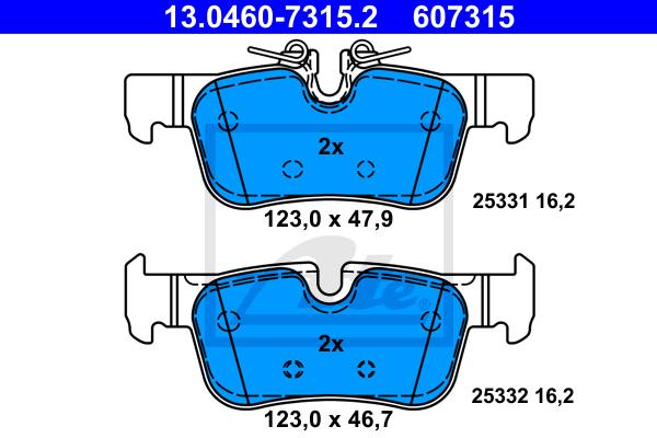 Brake Pad Set , REAR