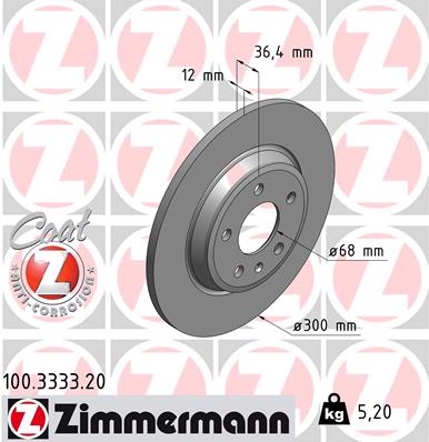 Brake Disc, Rear