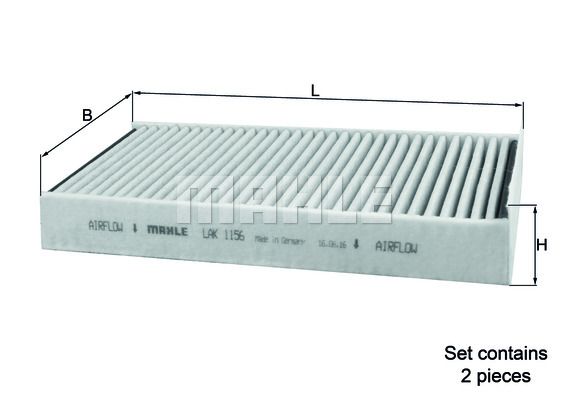 Filter Set, Interior Air
