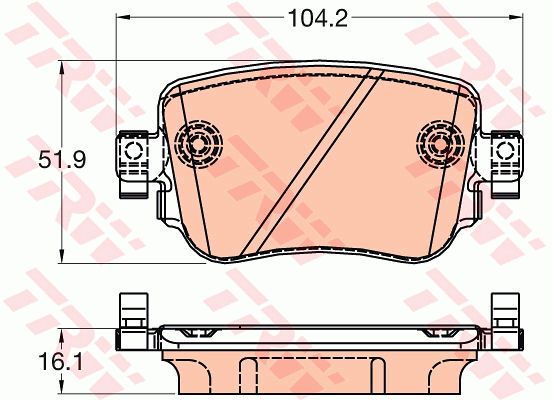 BRAKE PADS REAR