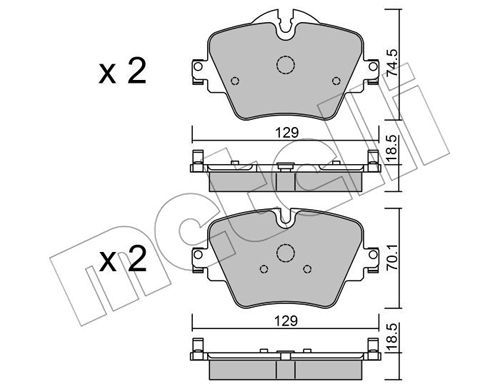 Brake Pad Set, Disc Brake