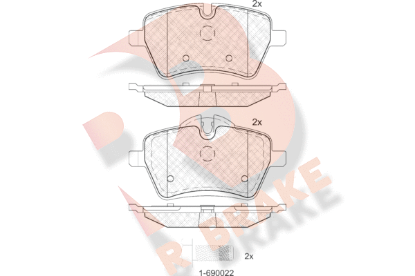 Brake Pad Set, Front