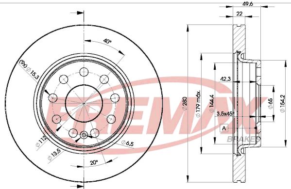 BRAKE DISC, FRONT