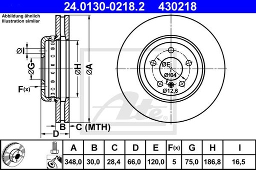 [34116775277ATE]  Brake Disc, Front	
