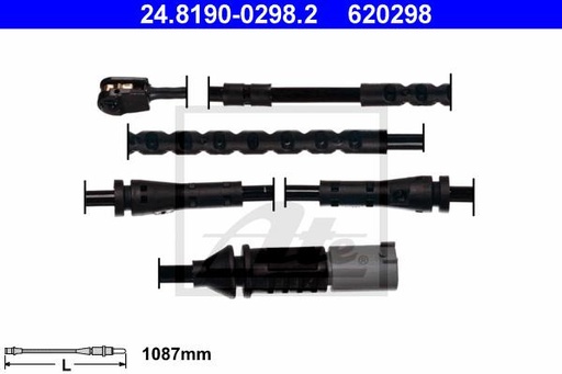 [34356791958ATE] Warning Contact, brake pad wear, Front