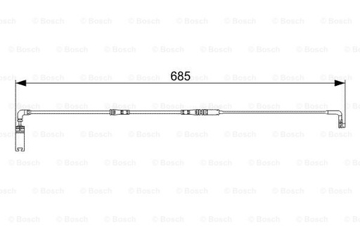 [34356789493B] حساس تاكل تيل الفرامل, خلفى