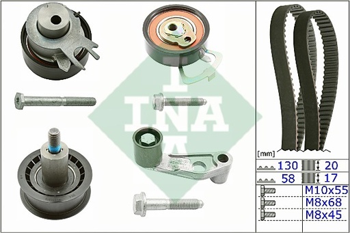 [036198119E-INA] Timing Belt Set
