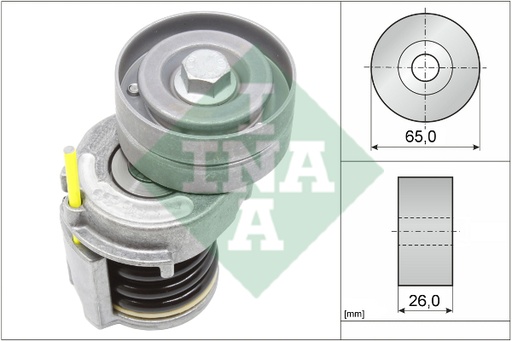 [03C145299AF-INA] Tensioner Lever, v-ribbed belt