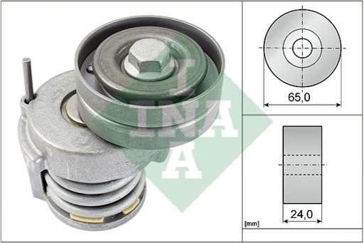 [03C145299C-INA] Tensioner Lever, v-ribbed belt