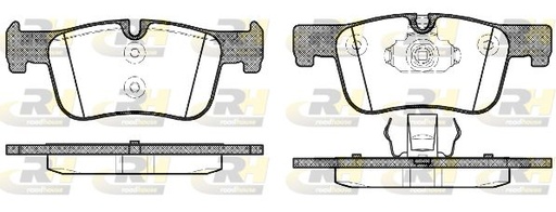 [34116850568RH] Brake pad set,Front