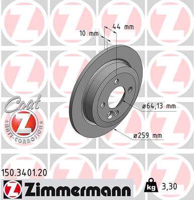 [34211503070Z] Brake Disc, Rear