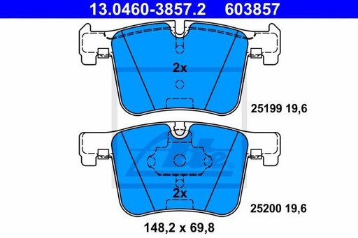 [34106859182ATE] FRONT BRAKE PADS 