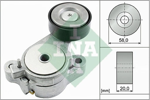 [03C145299M-INA] Tensioner Lever, v-ribbed belt