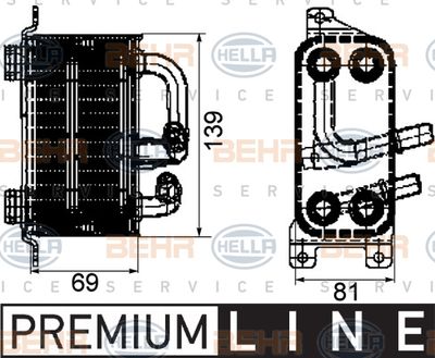 [17117534896BE] GEARBOX OIL COOLER