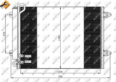 [3C0820411G-NRF] Condenser, Air Conditioning