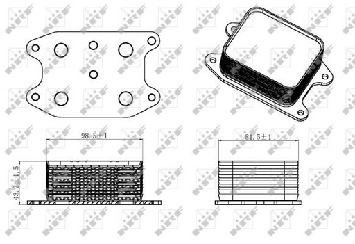 [04E117021K-NRF] ENGINE OIL COOLER 