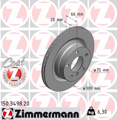 [34216792227Z] Brake Disc, Rear