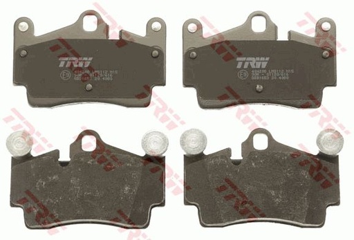 [7L0698451H-TRW] BRAKE PAD SET, REAR