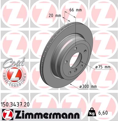 [34216864901Z] Brake Disc, Rear