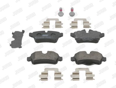 [34216778327JU] Brake Pad Set, Rear
