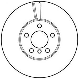 [34116886478JU] Brake Disc , FRONT