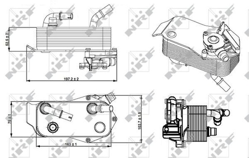 [17217529499NRF] GEARBOX OIL COOLER