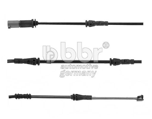 [34356791962BBR] Warning Contact, brake pad wear , Rear	