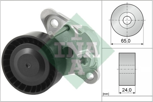 [04E145299E-INA] Tensioner Lever, v-ribbed belt