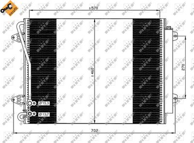 [3C0820411F-NRF] سربنتينه تكييف خارجيه