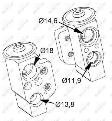 [1K0820679-NRF] Expansion Valve, Air Conditioning